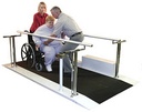 Tri W-G Motorized Bariatric Parallel Bars - 10'