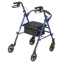 Adjustable Height Rollator w/6" Casters