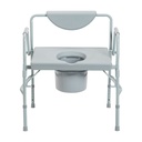 Drive Medical Bariatric Bedside Drop-Arm Commode