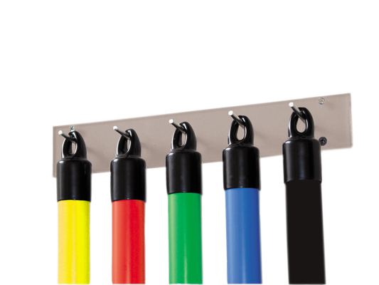 Wall Rack for Exercise Weight Bars