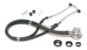 Pro Advantage® Sprauge Stethoscope, 22, Black (090372)