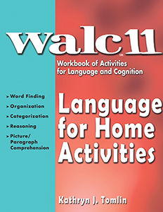 WALC 10 Memory - Workbook of Activities for Language and Cognition