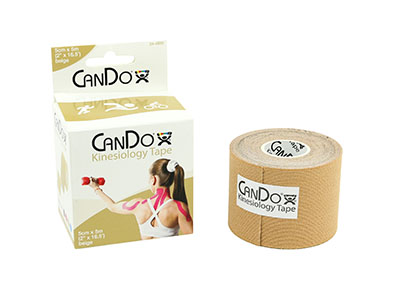 CanDo Kinesiology Tape - 2" x 16.5 ft - Beige