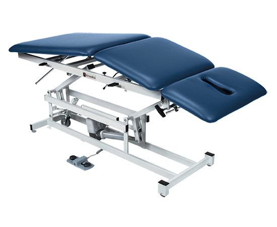 Armedica 3 Section Hi-Lo Treatment Table w/Elevating Center Section & Foot Switch