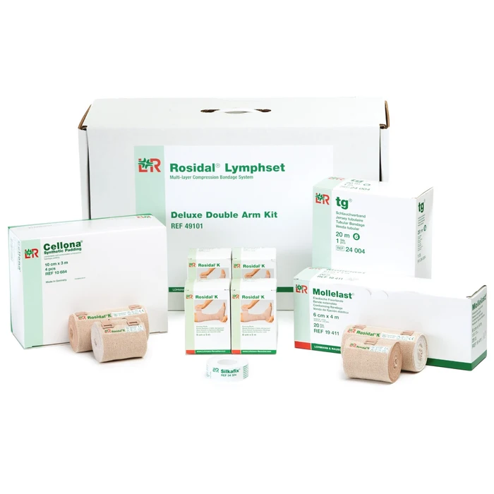 Rosidal Lymphset Multi-Layer Bandaging Kit - Deluxe Double Arm