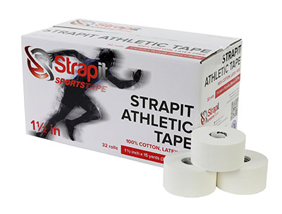 Strapit Athletic Tape - 1.5" - Case of 32