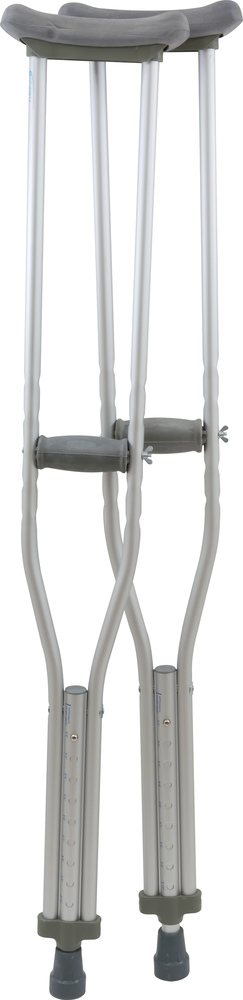 ProBasics Aluminum Underarm Crutches - Junior - Case of 8 Pairs 