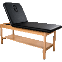 Hausmann Timber Solid Wood Treatment Table with H-Brace 