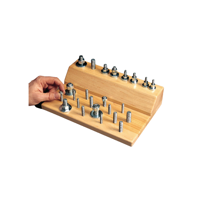 Two-Tiered Horizontal Bolt Board