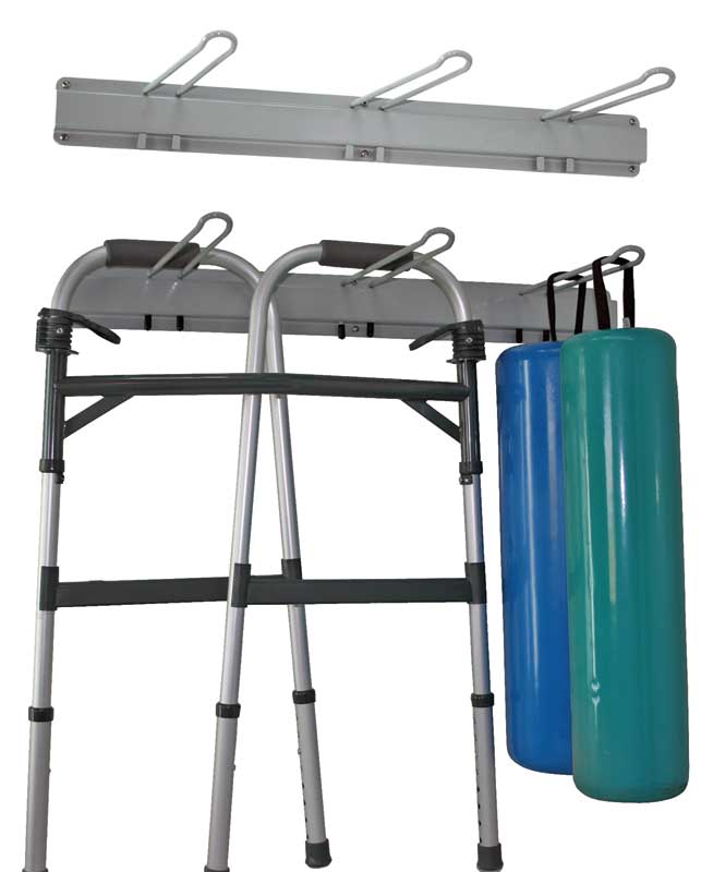  Ideal Wall Mount Storage Rack - 6 Hooks 