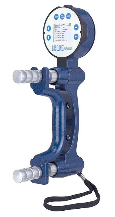 Baseline BIMS Digital 5-Position Grip Dynamometer - Clinic Model
