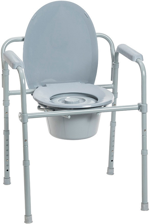 Folding Steel Commode - Case of 4