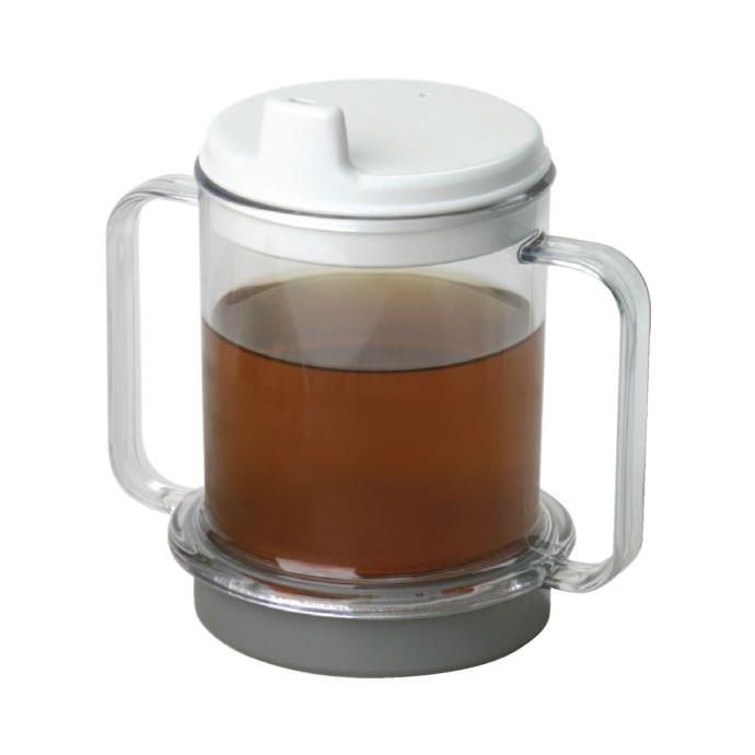 Clear Cup with Handles - Weighted