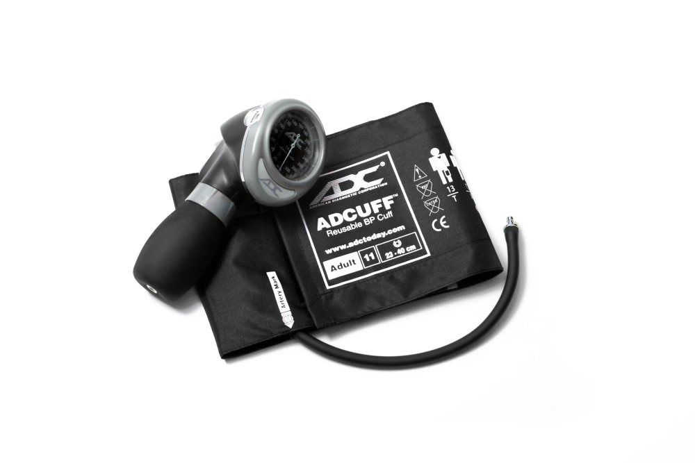 ADC Diagnostix 703 Palm Aneriod Sphygmomanometer - Black