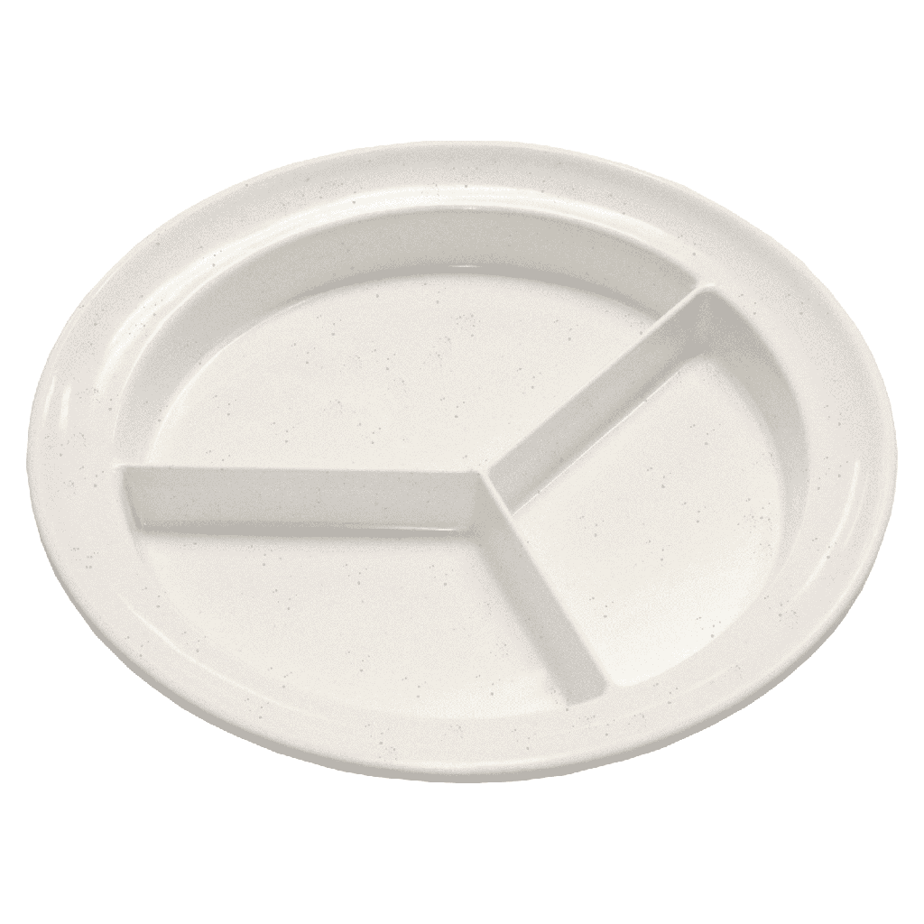 Compartment Dish with Dividers 