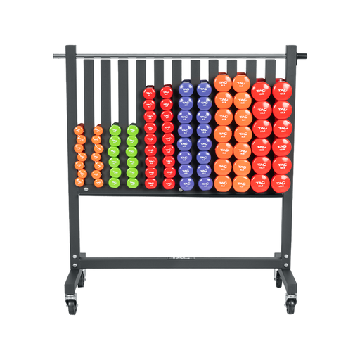 [TGFVINYLDB-KIT] Vertical Vinyl Dumbbell Kit (Rack and Dumbbells)