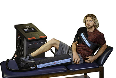 [AGR590100-03] Game Ready®  Straight Knee Wrap* with ATX (one size fits all)