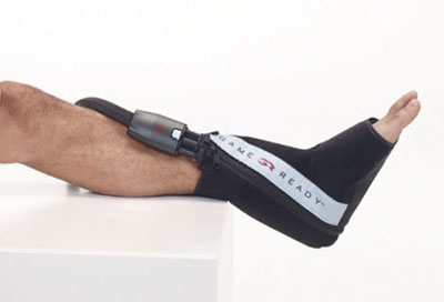 [AGR590330-03] Game Ready® Ankle Wrap* with ATX, Large (fits menÍs shoe sizes 11 and under)