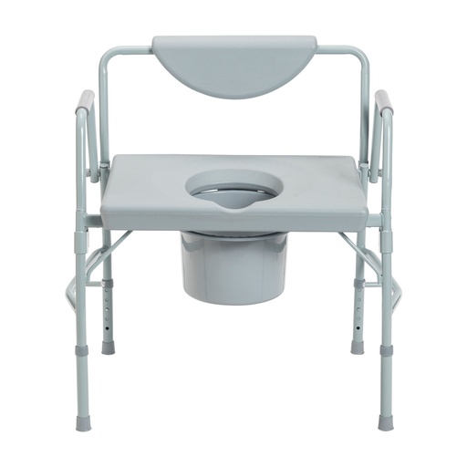 [DDH11135-1] Drive Medical Bariatric Bedside Drop Arm Commode
