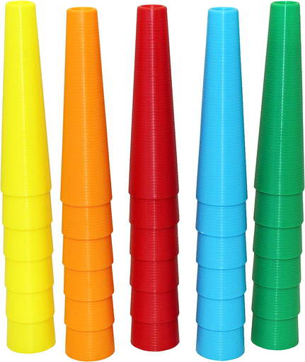 [RPI847102003092] Plastic Stacking Cones - Small - Set Of 30