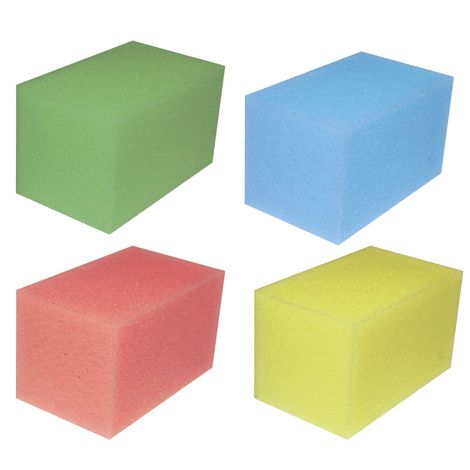 [RPI847102008806] Foam Blocks - Set of 16 (4 ea - Extra Soft, Soft, Medium, Firm)