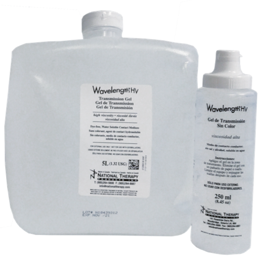 [SBMNTPC503X] SabelMed Wavelength Ultrasound Gel, Clear, 5L Cube w/Empty Dispenser Bottle