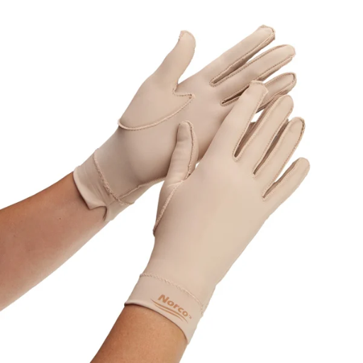 [NCM53215] Full Finger Over the Wrist Compression Gloves - Medium - Right