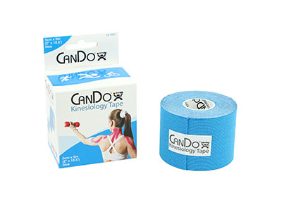[FAB24-4851] CanDo Kinesiology Tape - 2" x 16.5 ft - Blue