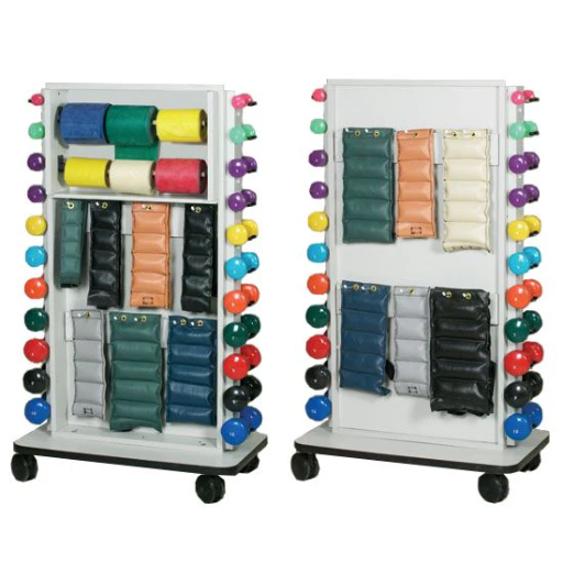 [CLI7019-F] Clinton Mobile Cuff Weight/Dumbbell and Band Rack 