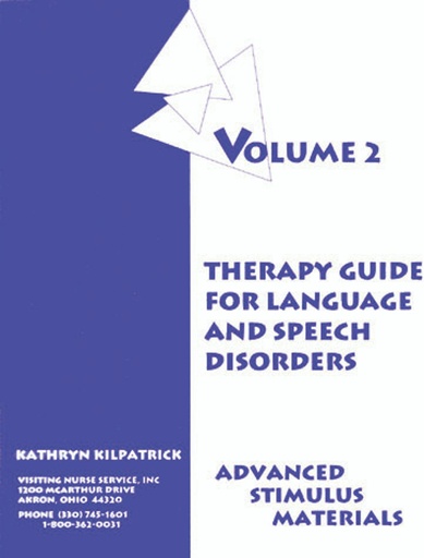 [LAPKK2] Therapy Guide For Language & Speech Disorders, Advanced Stimulus Materials, Vol 2