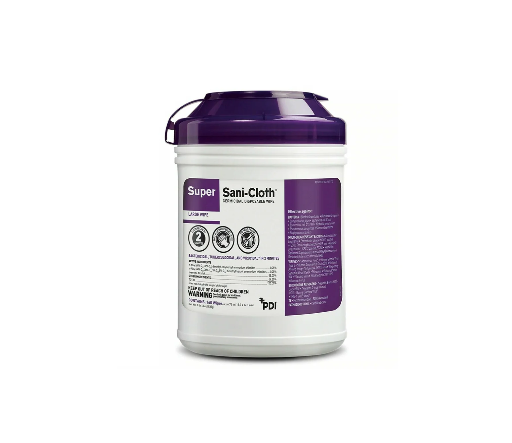 [PDIQ55172] Super Sani-Cloth® Germicidal Disposable Wipes, 6" x 6.75" Large