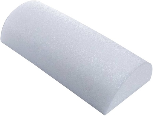 [PEF6x12H] 6" x 12" Half Foam Roll - White