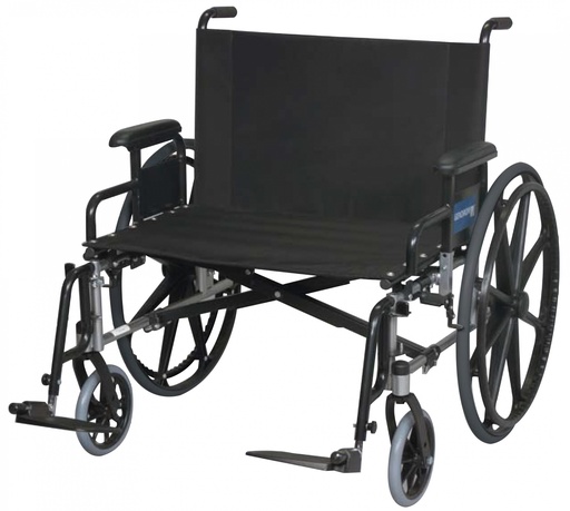 Gendron Regency XL 2002 Bariatric Wheelchair w/Removable Desk Arms and Swing-Away Foot Rests