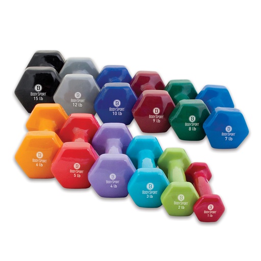 Vinyl Covered Dumbbells