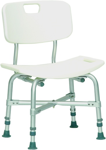 [CHBBSBCWB] ProBasics Bariatric Shower Chair with Back - Case of 2