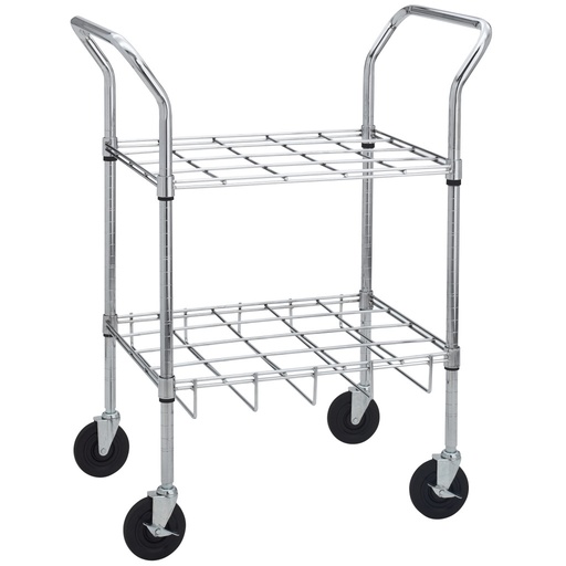 [DDH18143] Drive Medical Chrome Oxygen Cylinder Cart