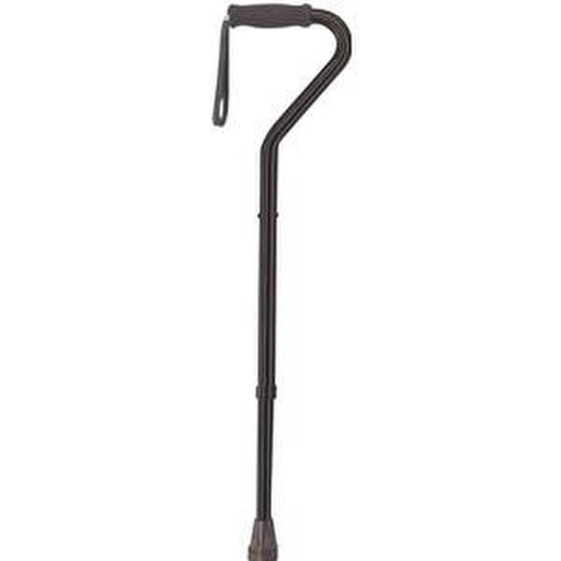 [DDHRTL10306] Drive Medical Offset Handle Aluminum Canes - Black - 6/CS 