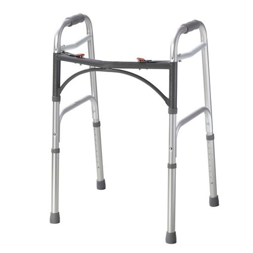 [DDH10200-4] Deluxe Folding Walker - Two Button - 4/Case