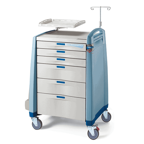 [CPHAM10MC-ER-B-STK] Capsa Healthcare Avalo Emergency Cart
