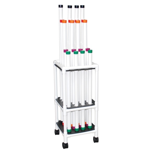 [MJMTRWB-20C] MJM Therapy Rehab Weight Bars Mobile Storage Cart